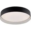 Produktbild: Schöner Wohnen Led-Deckenleuchte Tavoli, Schwarz, Metall, Kunststoff, 39x7.3x39 cm, Schutzklasse I (Erdungsanschluss), 3 Helligkeitsstufen, Lampen & Leuchten, Innenbeleuchtung, Leuchten nach Räumen, Schlafzimmerlampen