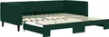Produktbild: vidaXL Tagesbett Ausziehbar Dunkelgrün 100x200 cm Samt