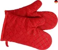 Produktbild: Premium Anti-Rutsch Ofenhandschuhe 1 Paar bis zu 240 °C, Silikon Extrem 