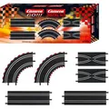 Produktbild: Carrera Autorennbahn-Erweiterung 20061600 Ausbauset 1, 130 cm, mit 2 Geraden, 2 Kurven und 2 Spurwechsel, 6 Teile