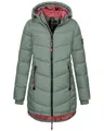 Produktbild: Sublevel Damen Winter Jacke Mantel Parka Steppjacke Steppmantel Wintermantel, Farbe:middle green, Größe:XXL (44)