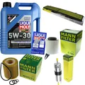 Produktbild: Inspektionspaket 5L Liqui Moly Longtime 5W-30 für BMW 1er E87 116i 118i 120i