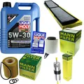 Produktbild: Inspektionspaket 5L Liqui Moly Longtime 5W-30 für BMW 1er E87 116i 118i 120i