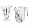 Produktbild: WESTMARK Messbecher Set, 2-tlg.: 1 Messkanne + 1 Messbecher, Füllvolumen: 0,5 + 1 Liter, SAN