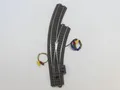 Produktbild: Märklin H0 24672 elektrische Bogenweiche rechts + Laterne, TOP ohne OVP #55175
