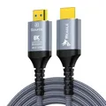 Produktbild: Reagle HDMI 2.1 Kabel Optisches AOC 8K & 4K Ultra HD, Premium, 48Gbps 8K@60Hz 4K@120Hz Kompatibel mit Konsole PS5 Xbox OLED TV, DTS: X, HDCP 2.2 & 2.3, Dynamisches HDR 10, Einweg Übertragung (20m)