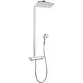 Produktbild: hansgrohe Raindance Select Showerpipe 27286400 E360 1Jet, weiß chrom, mit Brausearm 380 mm