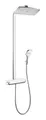 Produktbild: hansgrohe Duschsystem Raindance Select E Showerpipe, Höhe 106.6 cm, 1 Strahlart(en), 360 1jet EcoSmart 9 l/min mit Thermostat