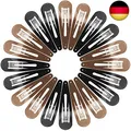 Produktbild: Haarspangen für Damen Mädchen, Funtopia 40 Stück 7cm Lange Snap Haarclips Groß M