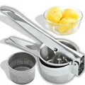 Produktbild: Kartoffelpresse Edelstahl Spätzlepresse Nudelpresse Spaghettieis Presse Retoo