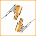 Produktbild: Luftpumpenventil Adapter 8mm Messing Ventilstecker mit Clip 2 Stück für Reifen