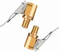 Produktbild: Präziser 8mm Autoventil Hebelstecker Clip aus Messing, 2er Pack, Gewinde Adapter
