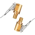 Produktbild: Autoventil Adapter Messing 8mm 2 Stück Reifenventil Clip Luftpumpe