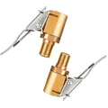 Produktbild: Effiziente 8mm Autoventil Stecker mit starkem Federclip für schnelles Aufpumpen