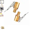 Produktbild: 8mm Autoventil Hebelstecker 2 Stück für Luftpumpe, Messing Reifenventil Adapter