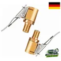 Produktbild: Luftventil Hebelstecker 8mm für Reifen, 2 Stück Messing Ventiladapter Gewinde