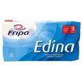 Produktbild: Fripa 72 Stück Toilettenpapier 3-lagig,  Edina  hochweiss, 250 Blatt pro Rolle