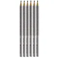 Produktbild: Faber-Castell 117697 - 6 Bleistifte GRIP 2001, Härtegrad: HB, Schaftfarbe: