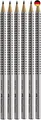 Produktbild: FABER-CASTELL 117697 - 6 Bleistifte GRIP 2001, Härtegrad: HB, Schaftfarbe:
