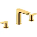 Produktbild: Duravit Wave 3-Loch-Waschtischarmatur WA1060005034 Ausladung 129mm, Gold poliert