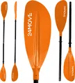 Produktbild: 24MOVE® Doppelpaddel LAGO Aluminium Paddel, Stand-Up Paddling, Paddel für Kajak, 220 cm, verstellbar