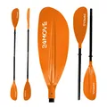 Produktbild: 24MOVE® Doppelpaddel LAGO Aluminium Paddel, Stand-Up Paddling, Paddel für Kajak, 220 cm, verstellbar