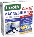 Produktbild: Taxofit | Magnesium 400 +B1+B6+B12 + Folsäure 800 | 20 Portionen