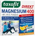 Produktbild: MCM KLOSTERFRAU Vertr. GmbH TAXOFIT Magnesium 400+B1+B6+B12+Folsäure 800 Gran. 40 g 02597700
