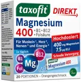 Produktbild: MCM KLOSTERFRAU Vertr. GmbH Taxofit Magnesium 400 + B1 + B6 + B12 + Folsäure 800 µg 20 Portionen - 20 Granulat 02597700
