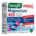 Produktbild: Taxofit Magnesium 400 + B1 + B6 + B12 + Folsäure 800 Granulat 20 St PZN 02597700