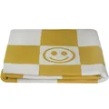 Produktbild: Kinderdecke Smiley, weiche Baby-Decke aus Baumwolle in 80 cm x 100 cm, ideal ...