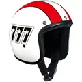 Produktbild: Bandit Jet 777 Jethelm, weiss-rot, Größe M für Männer