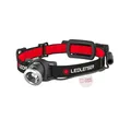 Produktbild: Ledlenser H8R Stirnlampe LED, aufladbar mit Lithium 18650 Akku, 600 Lumen, fokussierbar, bis zu 120h Laufzeit, rotes Rücklicht, schwenkbar, USB Ladekabel, Headlamp