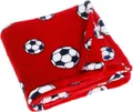 Produktbild: Wohndecke Fleece-Decke Fußball, Playshoes
