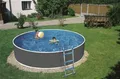 Produktbild: myPOOL Poolset Splash mit Kartuschenfilteranlage - grau Ø 3,60 x 0,90 m - Gr. 2