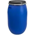 Produktbild: Plasteo Regentonne Weithalsfass Lebensmittelecht BPA-Frei Sauerkrautfass BPA-Frei, 120 l, BPA-Frei blau 120 l | Rund