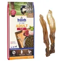 Produktbild: 15 kg BOSCH Adult Lamm & Reis alle Rassen + MACED Kaninchenohren Snack 2 St.
