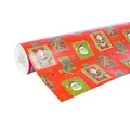 Produktbild: Clairefontaine 211302C - Rolle Geschenkpapier Alliance 50mx0m70, 60g, Weihnachtsmann Mosaik, 1 Rolle