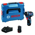 Produktbild: Bosch Professional 12V System Akku Bohrschrauber GSR 12V-35 HX (inkl. 2x Akku GBA 12V 3.0Ah, Schnellladegerät GAL 12V-40, 2x Einlage, 1x Gürtelclip, 1x Bithalter, L-BOXX)