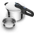 Produktbild: Tefal Sicherer Schnellkochtopf (Dampfkochtopf, Edelstahl) (P2580701)