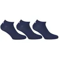 Produktbild: FILA Invisible Sneakers Socken Unisex, 3 Paar - Kurzsocken, Logobund, uni, 35-46 Marine 43-46 (9-11 UK)