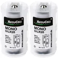 Produktbild: Universal Mono D Adapter im 2er Pack für 1 oder 2 Mignon, AA, LR6, FR6 Batterie