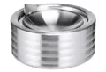 Produktbild: Aschenbecher mit Deckel Edelstahl Windaschenbecher Klapp Sturmaschenbecher