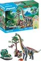 Produktbild: PLAYMOBIL Dinos Brachiosaurus-Begegnung mit Luftkissenboot, Aktion/Abenteuer, 4 Jahr(e), Mehrfarbig, Kunststoff