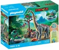 Produktbild: PLAYMOBIL 71819 Brachiosaurus-Begegnung mit Luftkissenboot