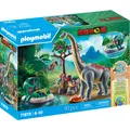 Produktbild: PLAYMOBIL 71819 Dinos Brachiosaurus-Begegnung mit Luftkissenboot