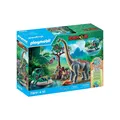 Produktbild: PLAYMOBIL 71819 Dinos Brachiosaurus-Begegnung mit Luftkissenboot