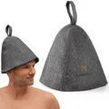 Produktbild: Liebenstein Saunahut aus Filz – Sauna Mütze für Damen & Herren | Schutz vor Hitze & Haarpflege | Traditionelles Sauna Zubehör, Wellness & Geschenkidee