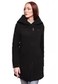 Produktbild: MARIKOO Damen Mantel Trenchcoat Wintermantel Übergangs Jacke Parka Lang B819 [B819-Maik-Schwarz-Gr.XL]