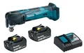 Produktbild: Makita Akku-Multifunktionswerkzeug DTM51Z 18V Multitool + 2x Akku 3Ah + Lader